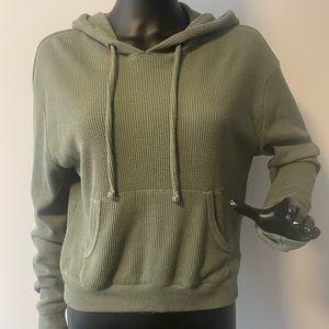 Hollister hoodie crop top